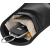 Hurtel Anti-Theft Car Key Pouch Radio Blocking Pouch Keyless Faraday Box Faraday Cage 14cm With 10cm Black 9111201906846 - (Vertical Signal Blocking case)