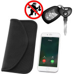 Hurtel Anti-Theft Case For Car Keys Phone Radio Blocking Faraday Box Faraday Cage 20cm x 11cm Black 9111201906839 - (Horizontal Signal Blocking case)