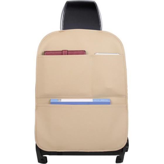 Hurtel Car Organizer For Armchair Seat Beige 9145576223925 - (No-Shelf Car Organizer beige)