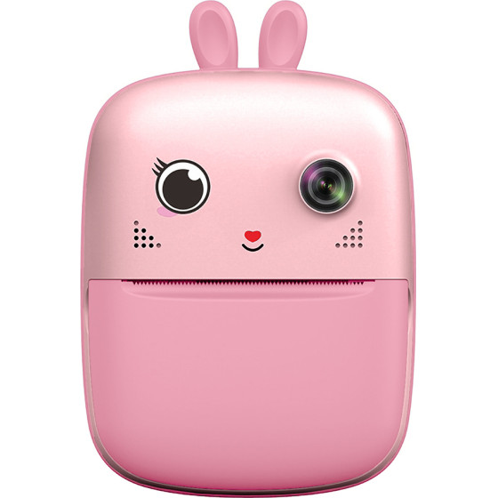 Hurtel Mini Thermal Printer For Kids With Camera And Camcorder - Pink 5907769364419 - (HURC10R)