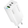 Wozinsky Gan 65W Charger With 2xUSB-C Usb Ports With 65W Cc Cable - White 5907769383922 - (WDCCBC)