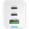 Wozinsky Gan 65W Charger With 2xUSB-C Usb Ports With 65W Cc Cable - White 5907769383922 - (WDCCBC)