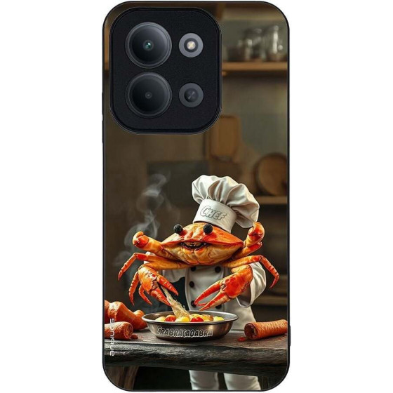 Sonique ���� Italian Brainrot Series ��� Xiaomi Redmi 15C 4G / Redmi 15C 5G Chef Crabracadabra
