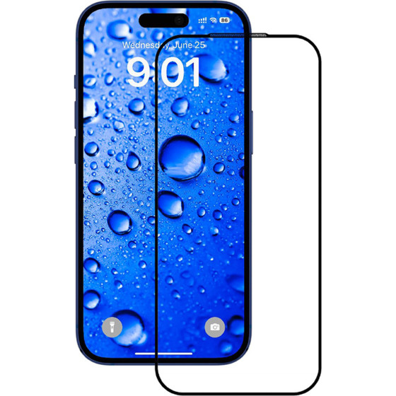 ANANK - 2.5D Full Glass Screen Protector - Iphone 17 Air - Black