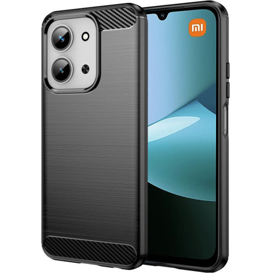 Techsuit - Carbon Silicone - Xiaomi Redmi 15C 4G / Redmi 15C 5G - Black