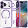 Techsuit - Luxury Crystal Magsafe - Iphone 17 Pro - Light Purple