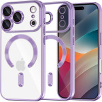 Techsuit - Luxury Crystal Magsafe - Iphone 17 Pro - Light Purple