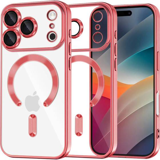 Techsuit - Luxury Crystal Magsafe - Iphone 17 Pro - Red