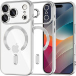 Techsuit - Luxury Crystal Magsafe - Iphone 17 Pro - Silver