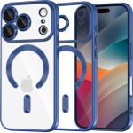 Techsuit - Luxury Crystal Magsafe - Iphone 17 Pro Max - Deep Blue