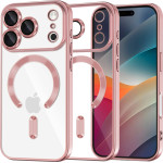 Techsuit - Luxury Crystal Magsafe - Iphone 17 Pro Max - Pink