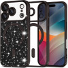 Techsuit - Luxury Glitter Magsafe - Iphone 17 Pro - Black