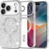 Techsuit - Luxury Glitter Magsafe - Iphone 17 Pro Max - Silver