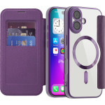 Techsuit - Smartmag Book Case - Iphone 17 - Purple