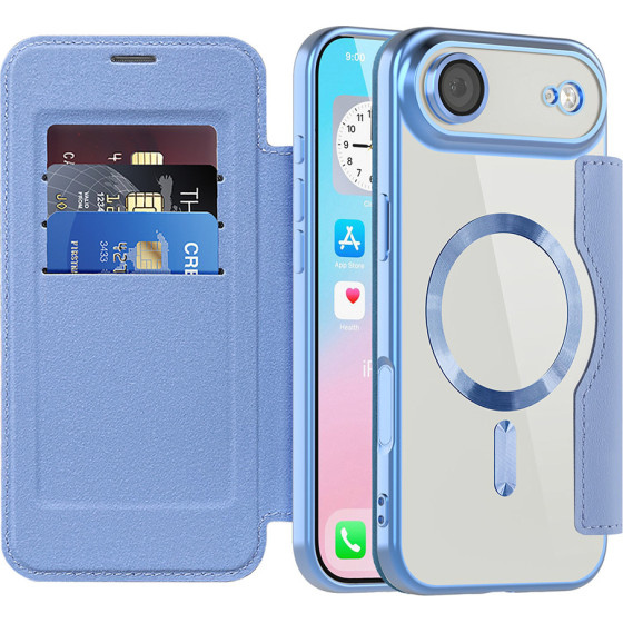 Techsuit - Smartmag Book Case - Iphone 17 Air - Light Blue