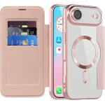 Techsuit - Smartmag Book Case - Iphone 17 Air - Pink