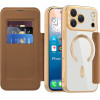 Techsuit - Smartmag Book Case - Iphone 17 Pro - Brown