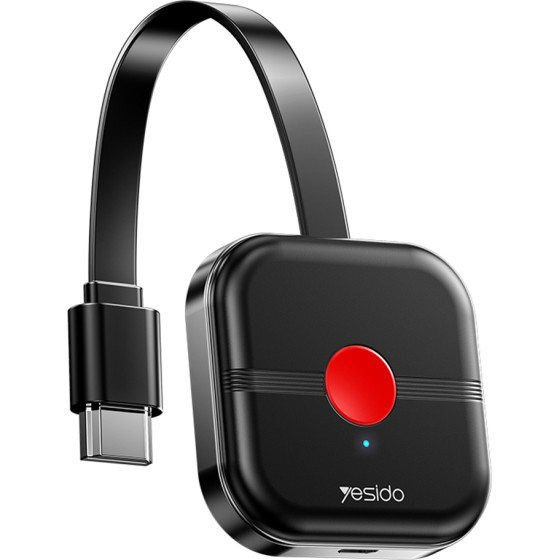 Yesido - Wireless Screen Display Receiver TV10 5G - High-Definition, Hdmi - Black