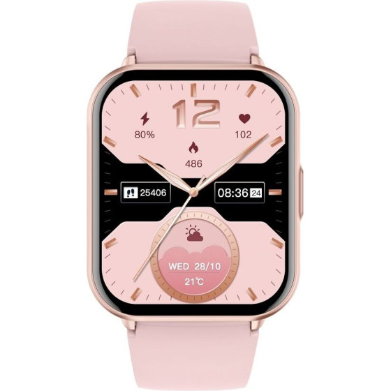 Titmo Smartwach E-100 (TFT, Bluetooth call) pink