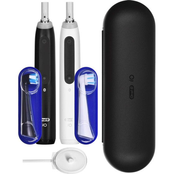 Braun Oral-B iO5 Duo Matt Black/Quite White Electric Toothbrush - (4210201421900)