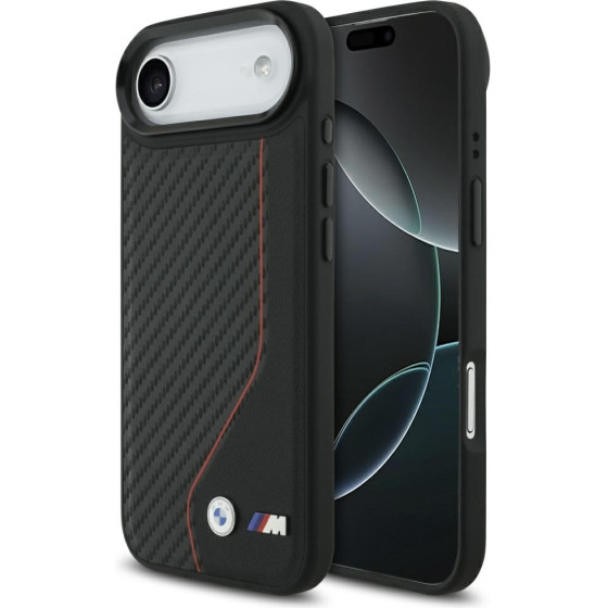 BMW Case M Carbon Line & Logo Magsafe For Iphone Air Red - (BMHMP17M25PCCSCKR)
