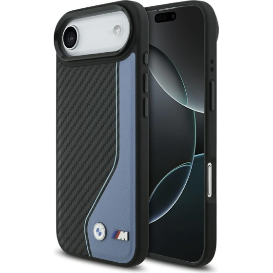 BMW Case M Carbon Logo Magsafe For Iphone 17 Air Blue - (BMHMP17M25PCCSCBK)