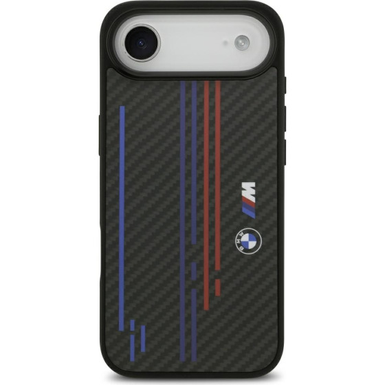 BMW Case M Kevlar Lines & Logo Magsafe For Iphone Air Black - (BMHMP17M25CFSTSK)