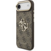 Guess Case 4G Big 4G Classic Logo For Iphone 17 Air Brown Gold - (GUHCP17M4GMGCBR)