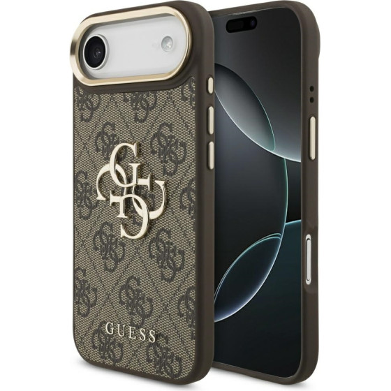 Guess Case 4G Big 4G Classic Logo For Iphone 17 Air Brown Gold - (GUHCP17M4GMGCBR)