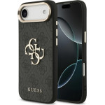 Guess Case 4G Big 4G Classic Logo For Iphone Air Black Gold - (GUHCP17M4GMGCGR)
