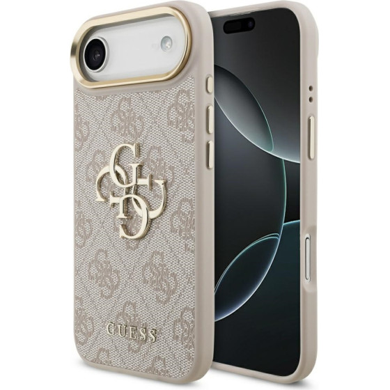 Guess Case 4G Big 4G Classic Logo For Iphone Air Pink Gold - (GUHCP17M4GMGCPI)