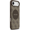 Guess Case 4G Circle Classic Logo Magsafe For Iphone Air Brown - (GUHMP17MP4PGRSGW)