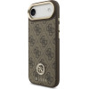 Guess Case 4G Strass Logo Magsafe For Iphone Air Brown - (GUHMP17MP4GRMDEW)
