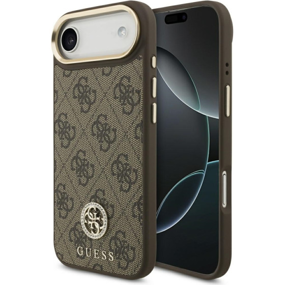 Guess Case 4G Strass Logo Magsafe For Iphone Air Brown - (GUHMP17MP4GRMDEW)