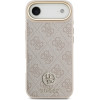 Guess Case 4G Strass Logo Magsafe For Iphone Air Pink - (GUHMP17MP4GRMDEP)