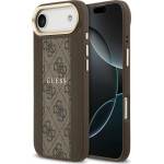 Guess Case 4G Stripe Magsafe For Iphone 17 Air Brown - (GUHMP17MPG4SEMCW)