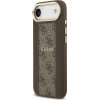 Guess Case 4G Stripe Magsafe For Iphone 17 Air Brown - (GUHMP17MPG4SEMCW)