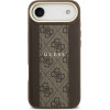 Guess Case 4G Stripe Magsafe For Iphone 17 Air Brown - (GUHMP17MPG4SEMCW)
