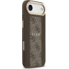 Guess Case 4G Stripe Magsafe For Iphone 17 Air Brown - (GUHMP17MPG4SEMCW)