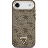 Guess Case 4G Triangle Logo Magsafe For Iphone Air Brown Gold - (GUHMP17MP4GTDGMW)