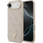 Guess Case 4G Triangle Logo Magsafe For Iphone Air Pink Gold - (GUHMP17MP4GTDGMP)