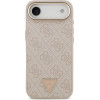 Guess Case 4G Triangle Logo Magsafe For Iphone Air Pink Gold - (GUHMP17MP4GTDGMP)
