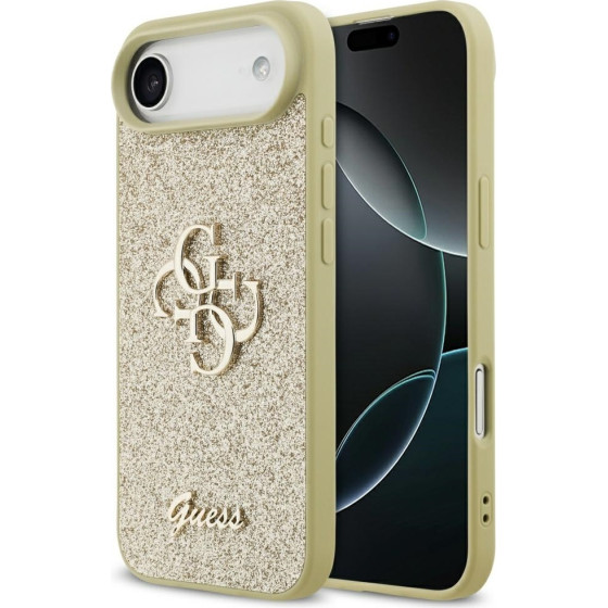 Guess Case Fixed Glitter Big 4G For Iphone Air Gold - (GUHCP17MHG4SGD)