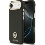 Guess Case Grained Strass Logo Magsafe For Iphone Air Black - (GUHMP17MPGCRMDEK)