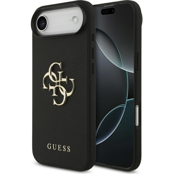 Guess Etui Grained Big 4G & Classic Logo Do Iphone Air Czarny - (GUHCP17MPGT4MBK)