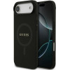 Guess Saffiano Classic Logo Magsafe Case For Iphone Air Black - (GUHMP17MPSAHMCK)