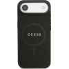Guess Saffiano Classic Logo Magsafe Case For Iphone Air Black - (GUHMP17MPSAHMCK)