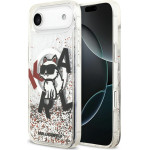 Karl Lagerfeld Etui Liquid Glitter Choupette Logo Magsafe Do Iphone Air Przezroczysty - (KLHMP17MLCHSCTDT)