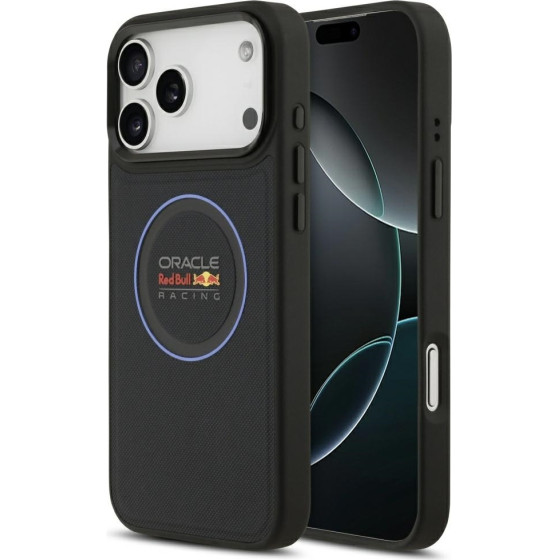 Red Bull Case Meshed Blue Ring & Metal Buttons Magsafe For Iphone 17 Pro Max Navy - (RBHMP17X24PUILVB)