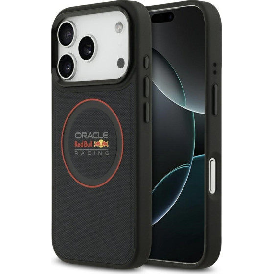 Red Bull Case Meshed Red Ring & Metal Buttons Magsafe For Iphone 17 Pro Navy - (RBHMP17L24PUILVR)